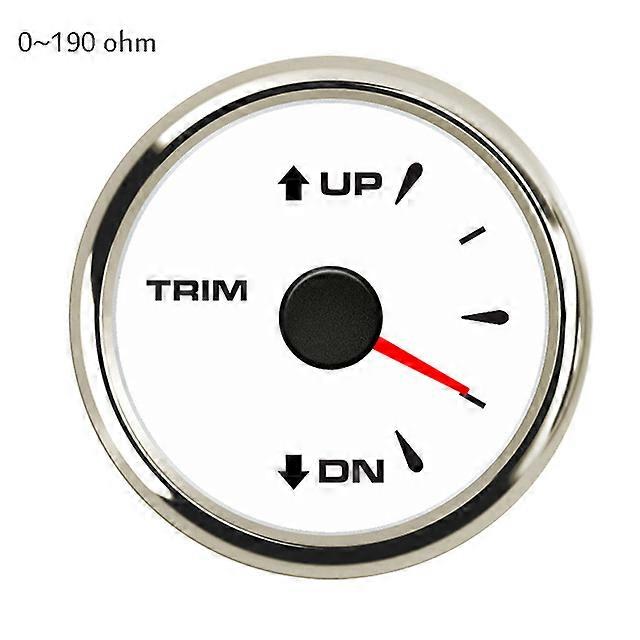 Boat Trim Gauge for Inboard Outboard Engine 52mm Marine Trim Tilt Indicator Meter