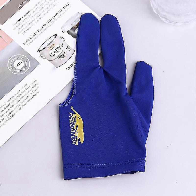 Three Fingers Full-finger Snooker Pool Cue Billiard Glove For Left Hand Lycra