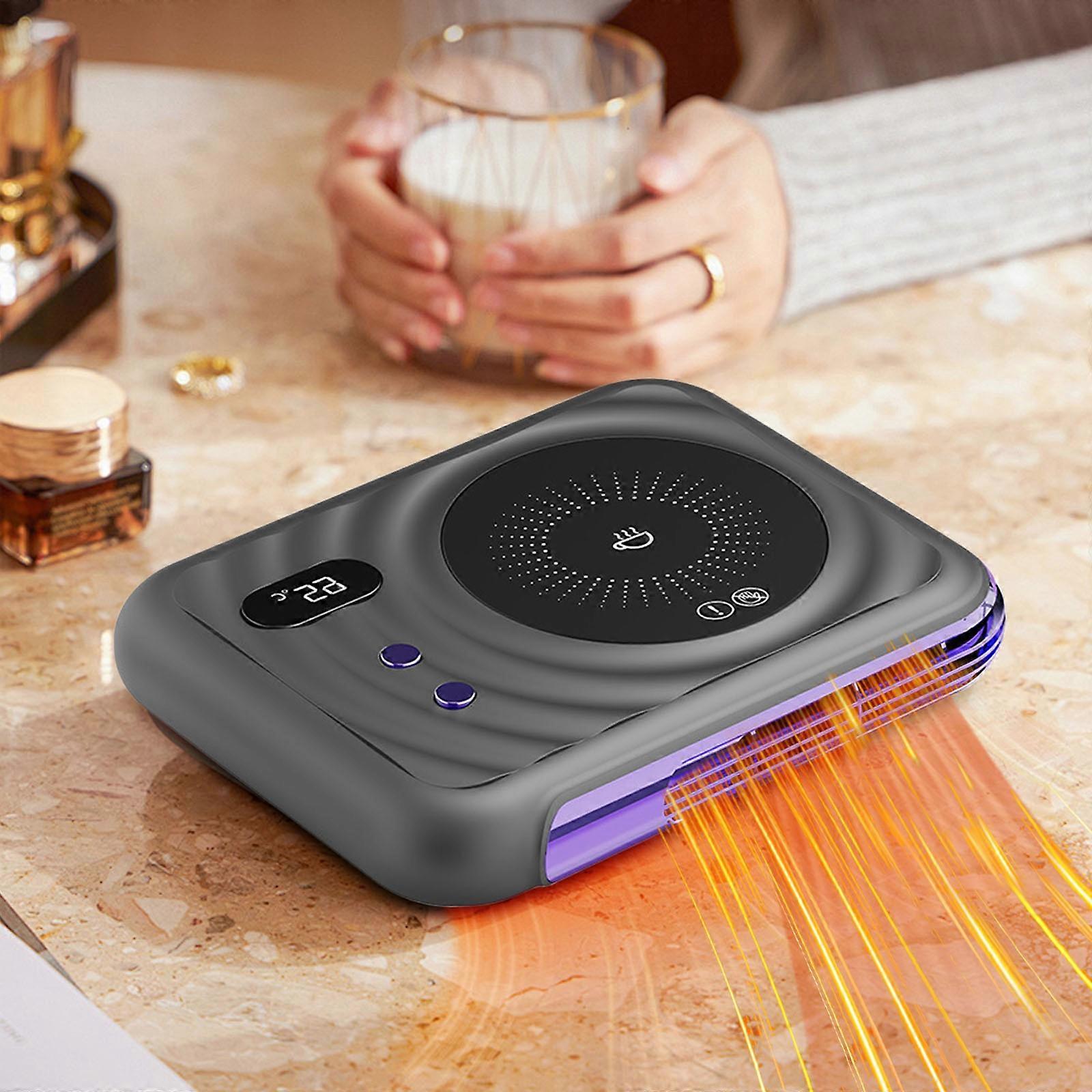 2-in-1 Household Heater Office Desk Constant Temperature Automatic Insulation Warm Hot Milk Heater