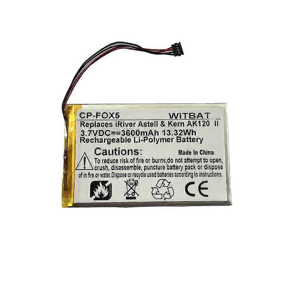 Unique Suitable For Fiio X1 X3 X5 X7 Multimedia Player Battery