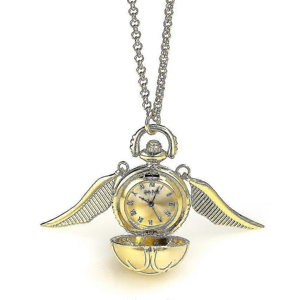 Collier de montre snitch doré