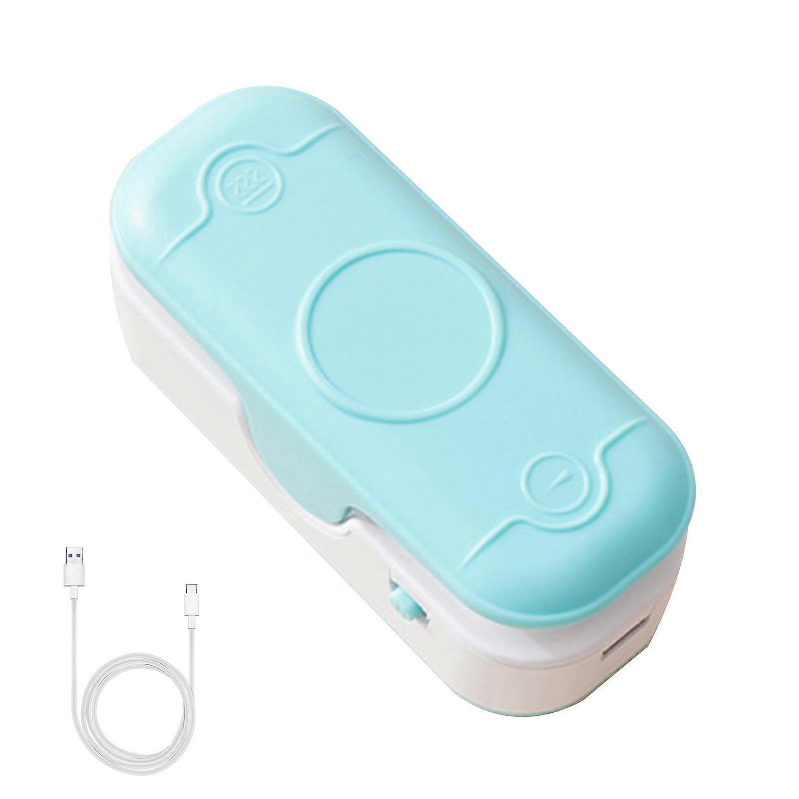 1 Set Mini Sealing Machine 2 in 1 Design Bag Sealer with Cutter Convenient Food Sealing Machine for Home Kitchen Jikaixiang