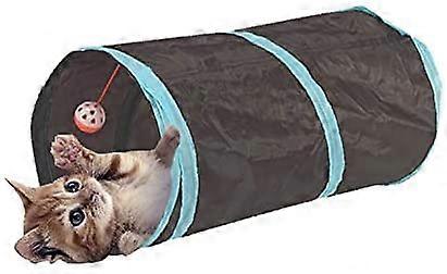 Interactive Collapsible Lightweight 5 Tunnel Crinkle Maze with Bobble and Bell for Cat, Small Rabbit