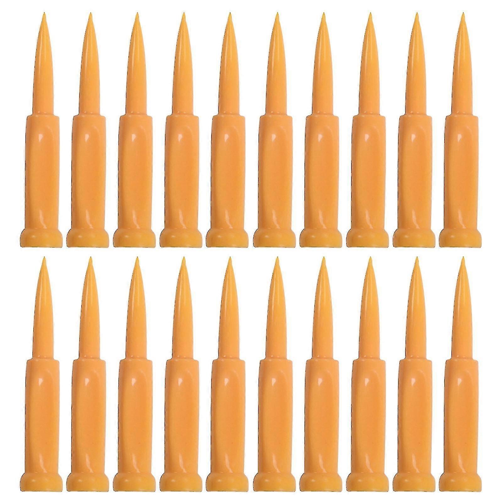 20pcs Golf Practice Tee Low-resistance Tip Hit Resistant Decrease Friction Practice Training Golf Ball Holder Golf Training