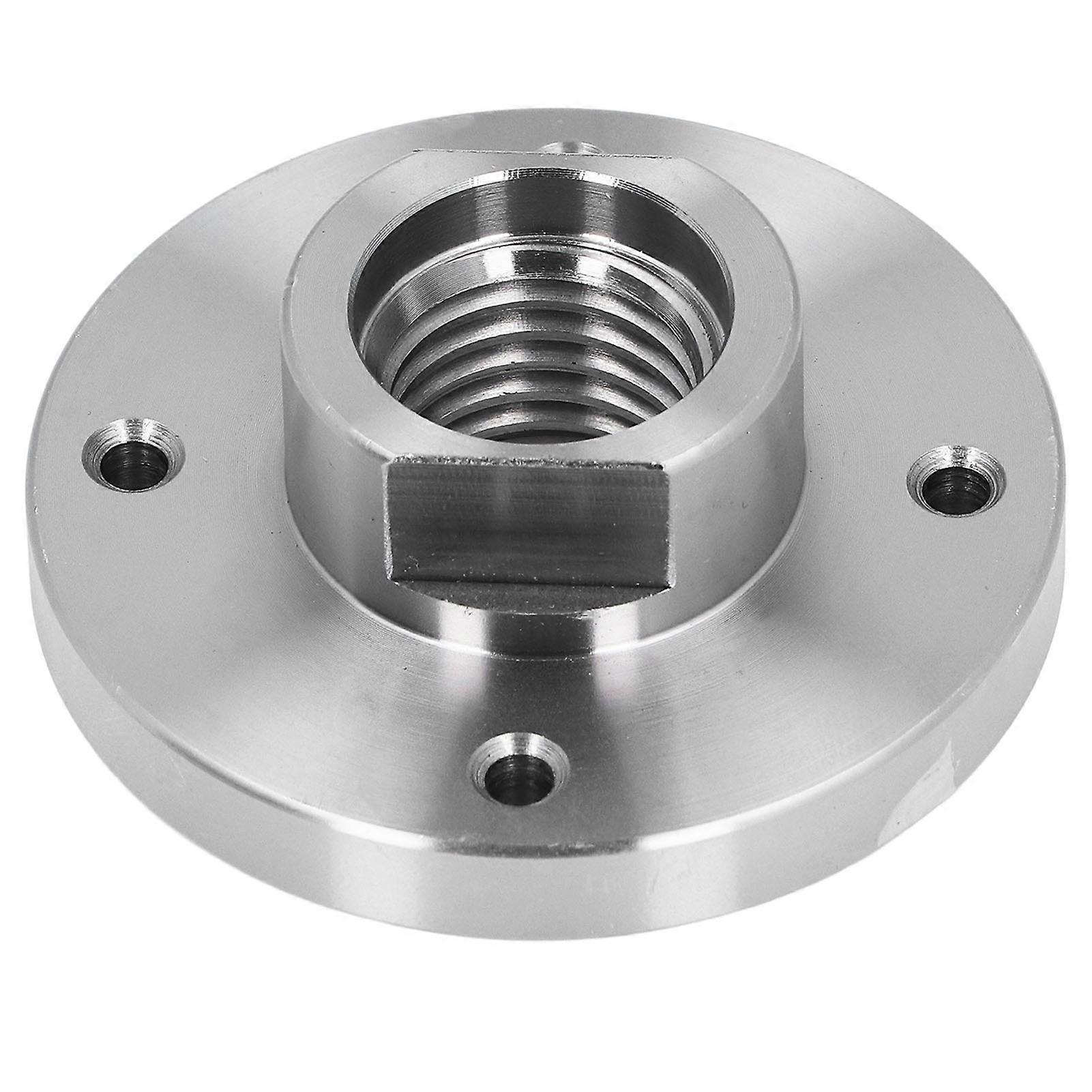 3 Inch Lathe Faceplate, Alloy Steel Wood Lathe Faceplate with 4 Screw Holes for 1" Spindle X 8TPI