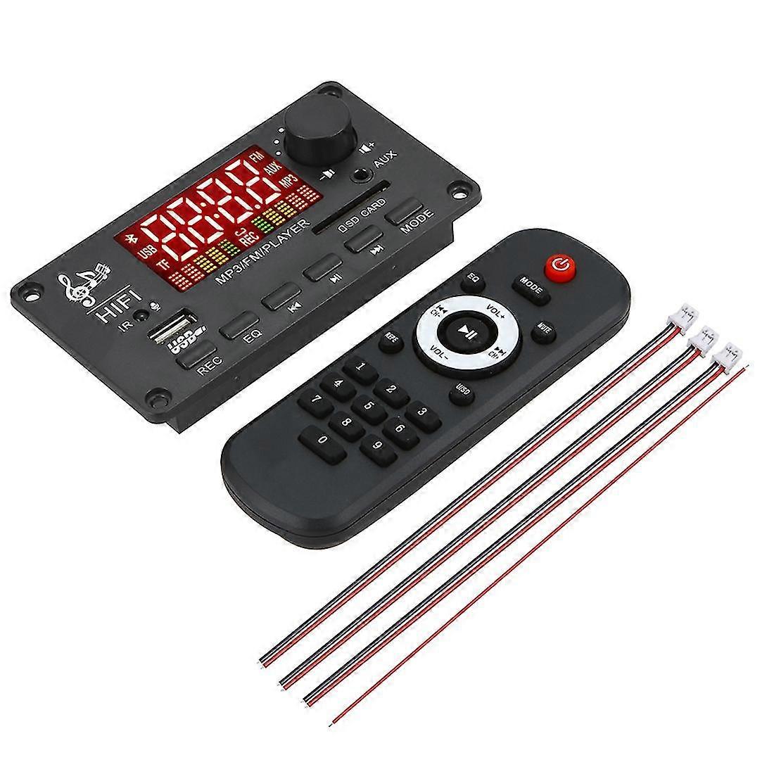 Mp3 Tooth Wma Wav Der Board 12v Wireless O Module Screen Aux Usb Auto Accessories