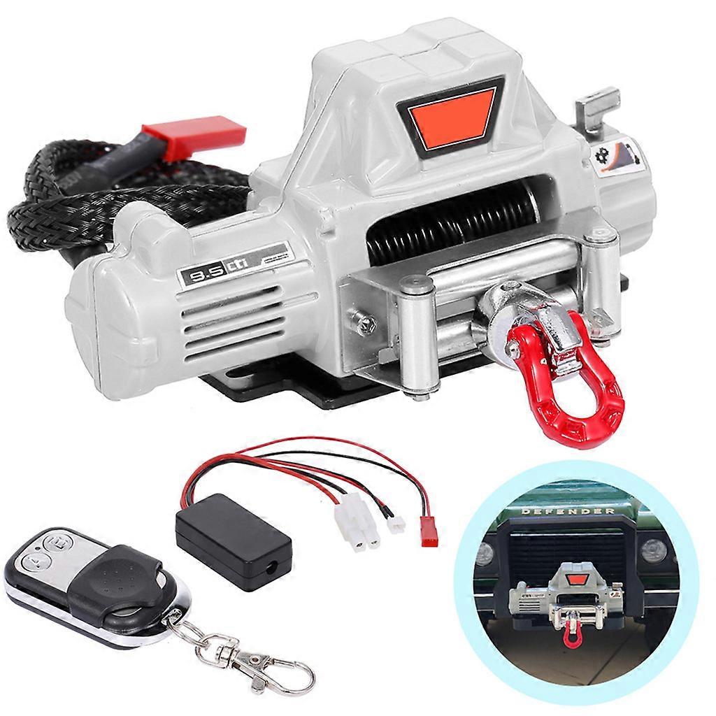 Durable RC Wireless Winch Front Bumper Anti-Collision Device of RC Off-Road 1/10