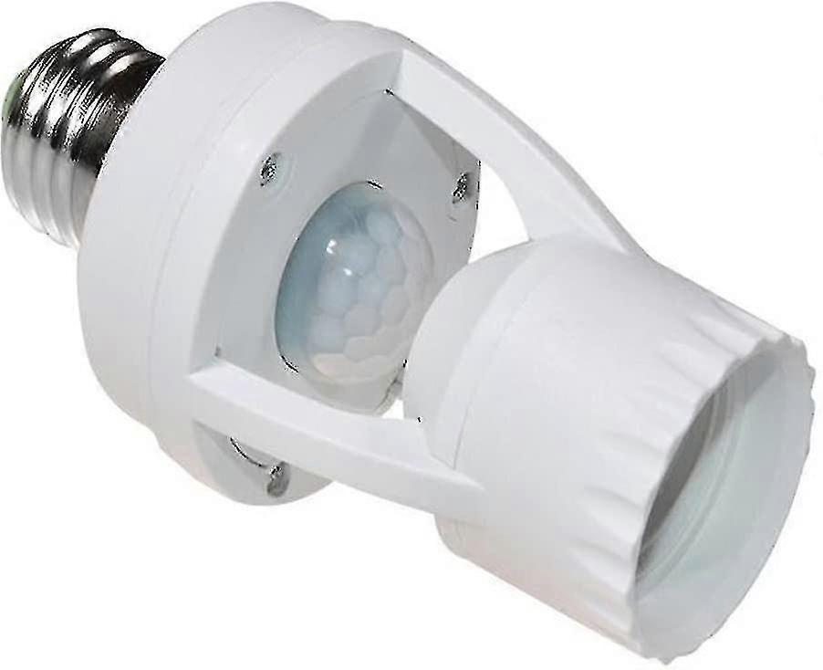 Mce24 Bulb Holder With Motion Detector Security Detection E27 60w Motion Sensor