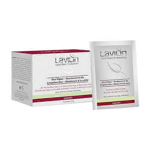 Lavilin （Chic-Hlavin） 除臭湿巾，女用，10 片