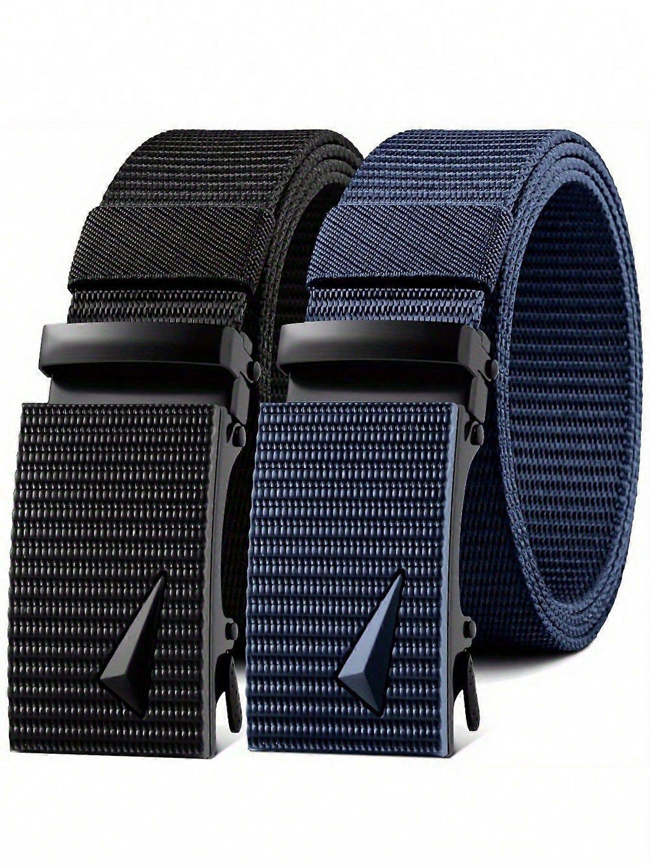 Unisex Tactical Belt For Outdoor Sports, Leisure, Canvas & Nylon Woven Belt