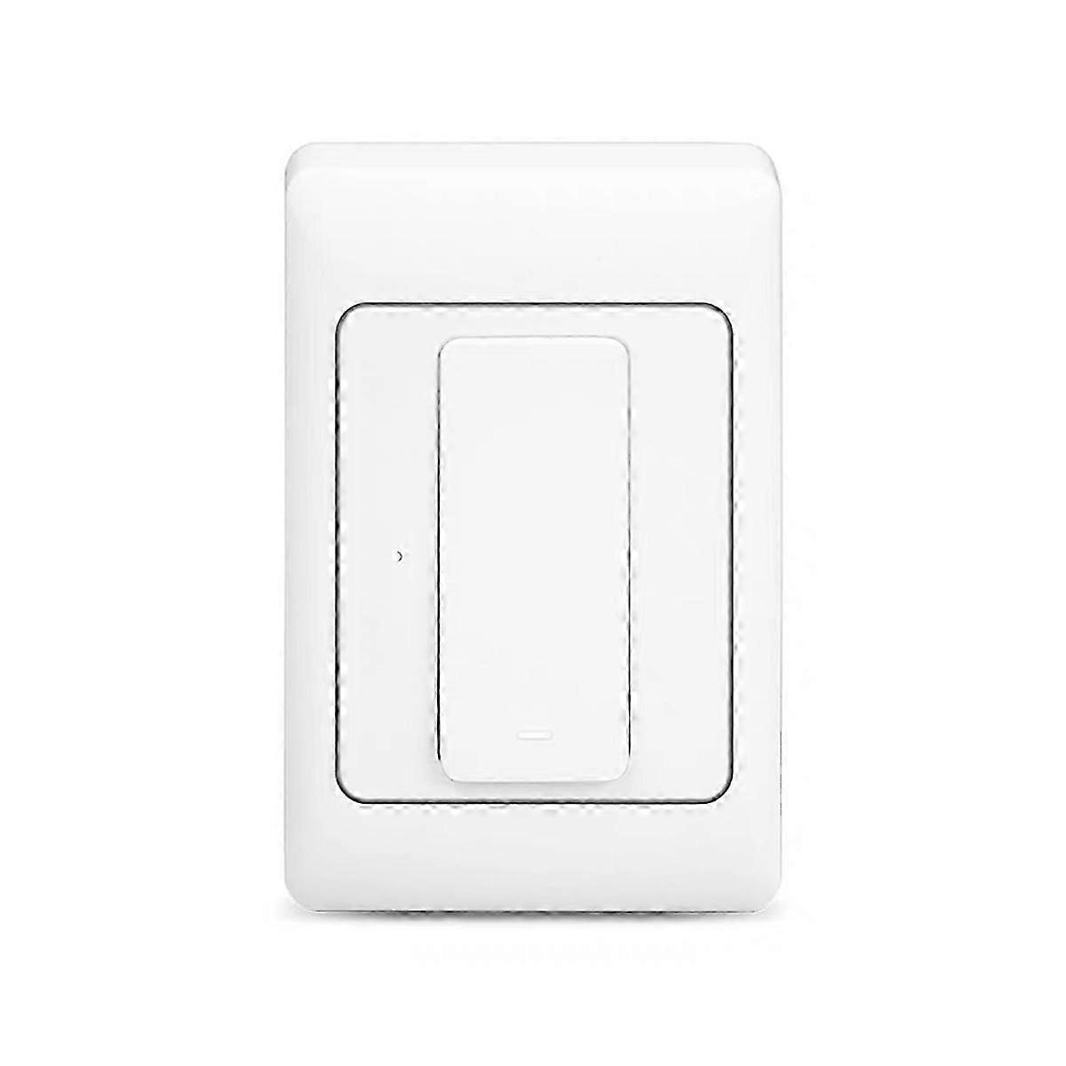 Tuya Smart Wall Light Switch Interruptor de Botón Interruptor Automático Wifi Single Zero Fire Single Path For Alexa Home