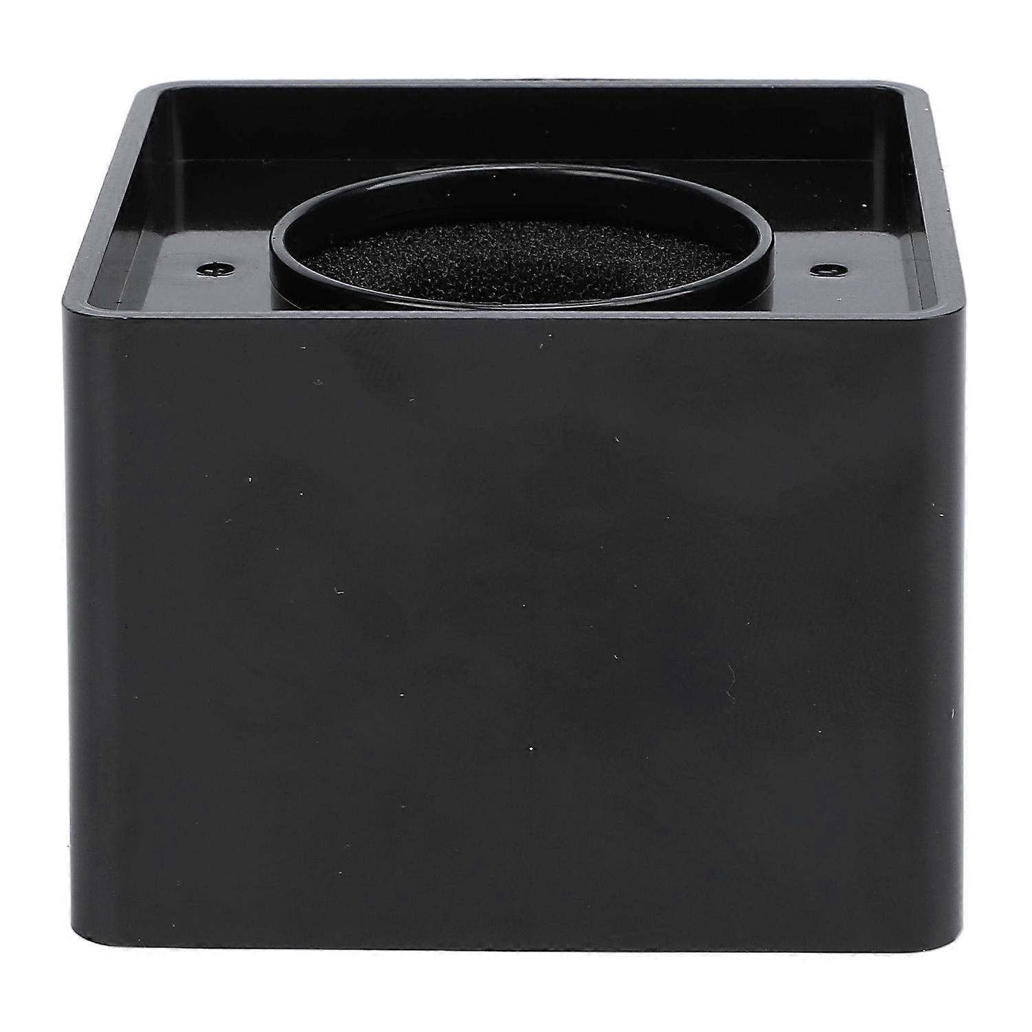 Cube Microphone Stand ABS Sponge Material Square Microphone Holder Professional Interview Mic Flag L