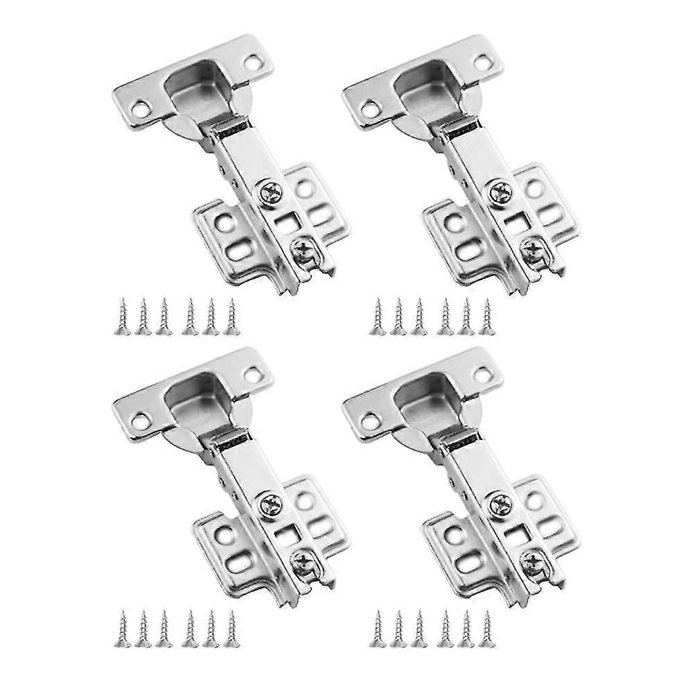 4 Pack Frameless Full Overlay Adjustable Closing Speed Soft Close Cabinet Hinges.soft Close Hinges