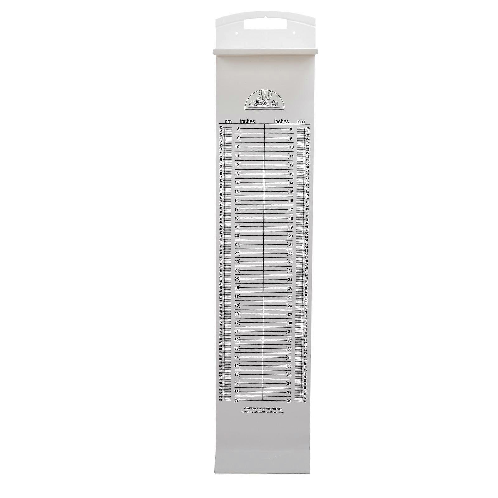 Height Ruler Soft PVC Foldable Washable Removable Height Measuring Cloth for Baby