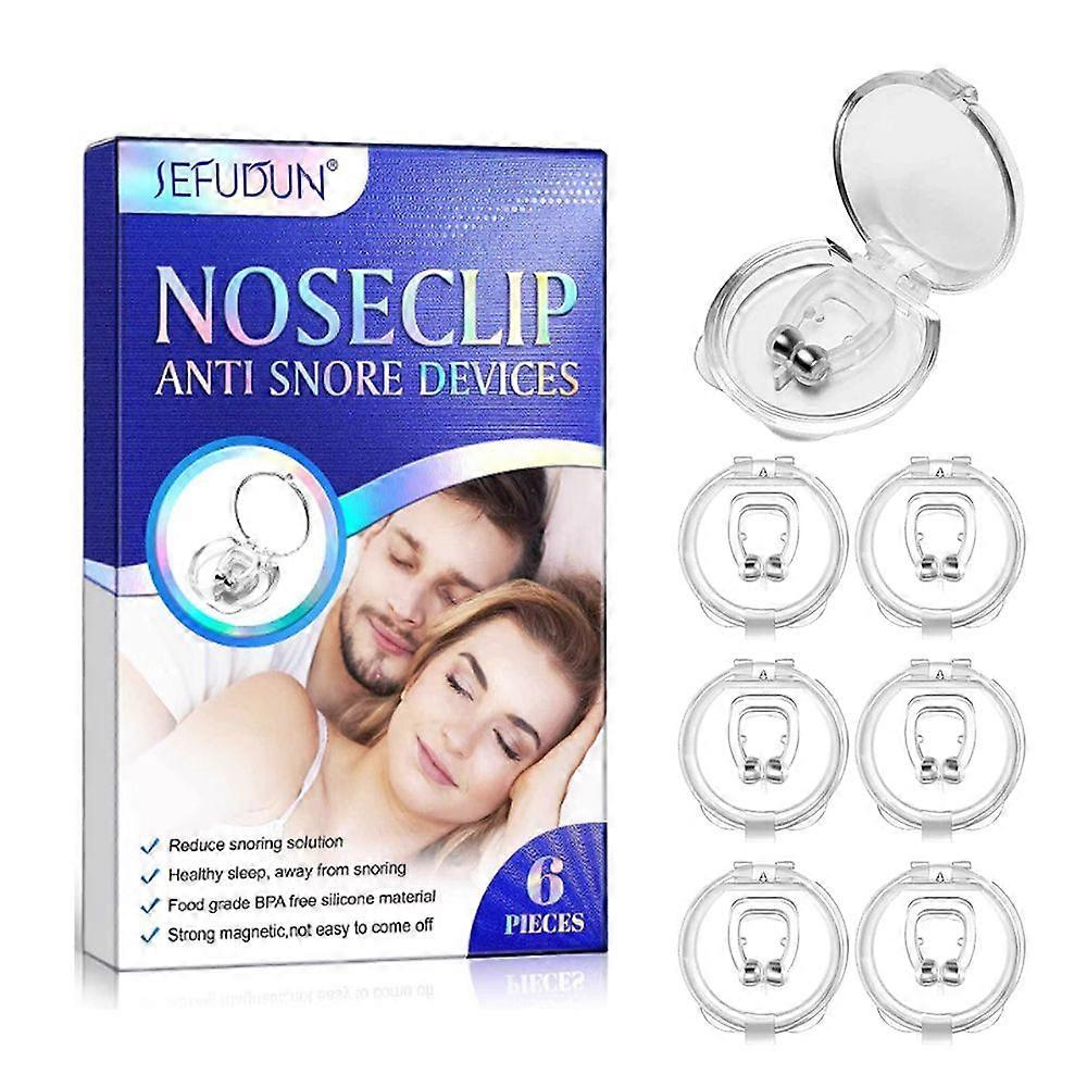Anti Snoring Devices with Adjustable Magnet: Silicone Magnetic Nose Clip - Comfortable Snore Stopper to Relieve Snore - Effective Stop Snoring for Men