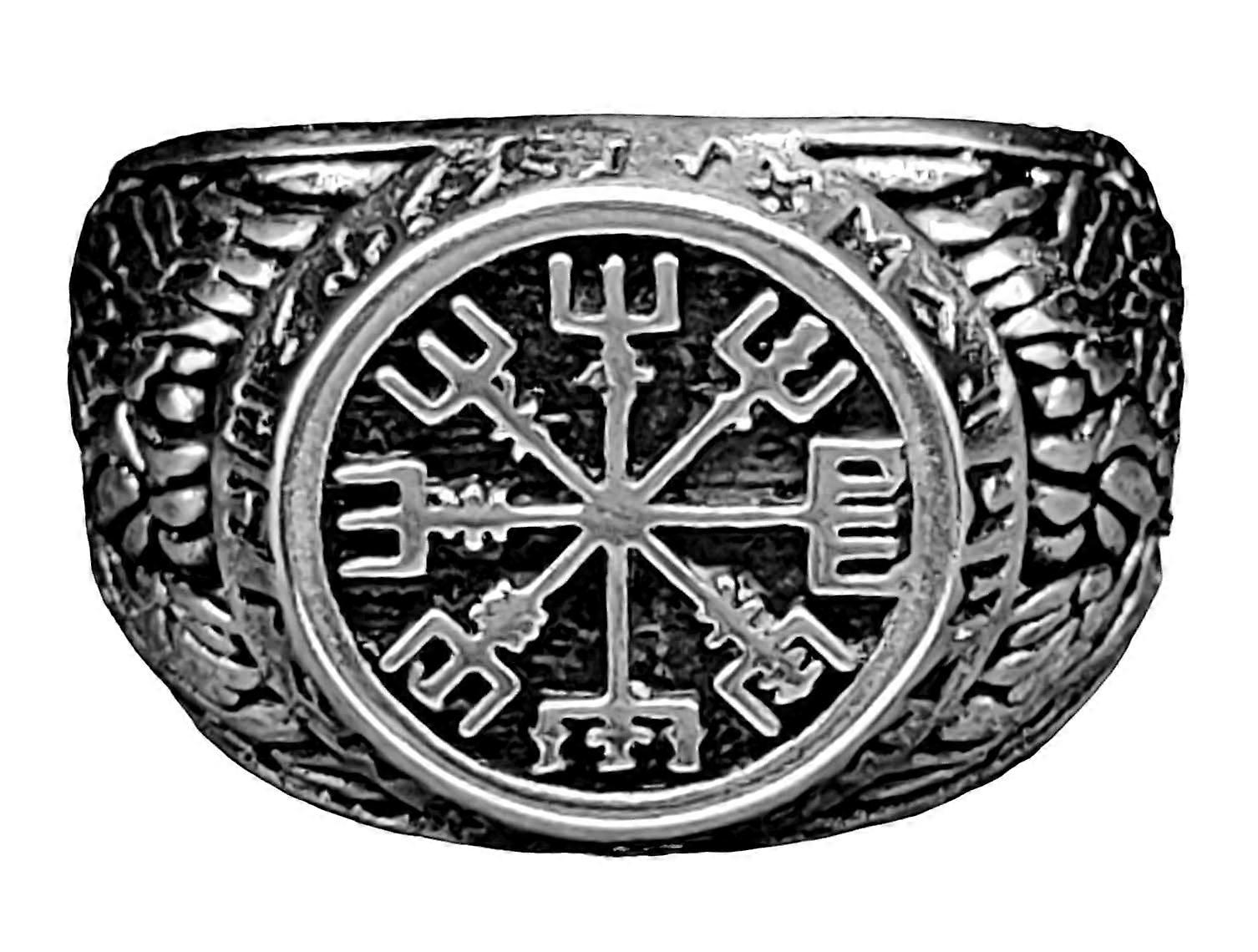 Ring Wikingerkompass, Gr. 52-75 (edwk) - Edelstahl