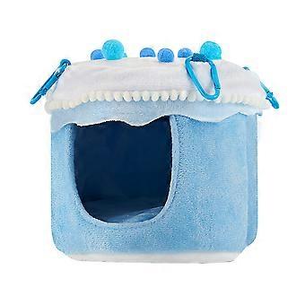 Plush Bird Breeding Nest Parrot Bird House Winter Warm Bird Nest for Budgies Resting Bed Bird Hammock Cage Accessory