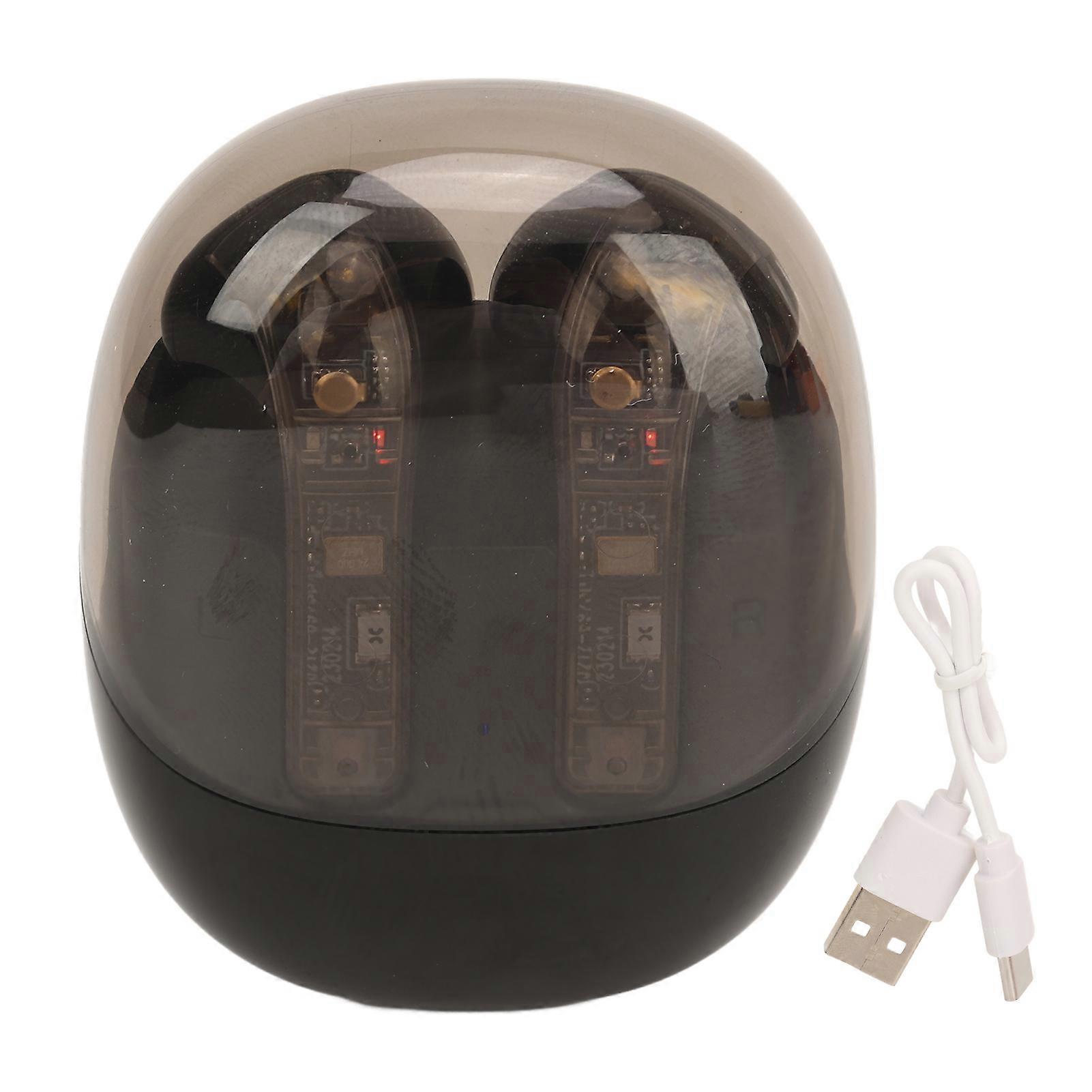 Wireless Translator Earbuds: 144 Languages, Bluetooth 5.3, Noise Reduction, 3 Modes, Black