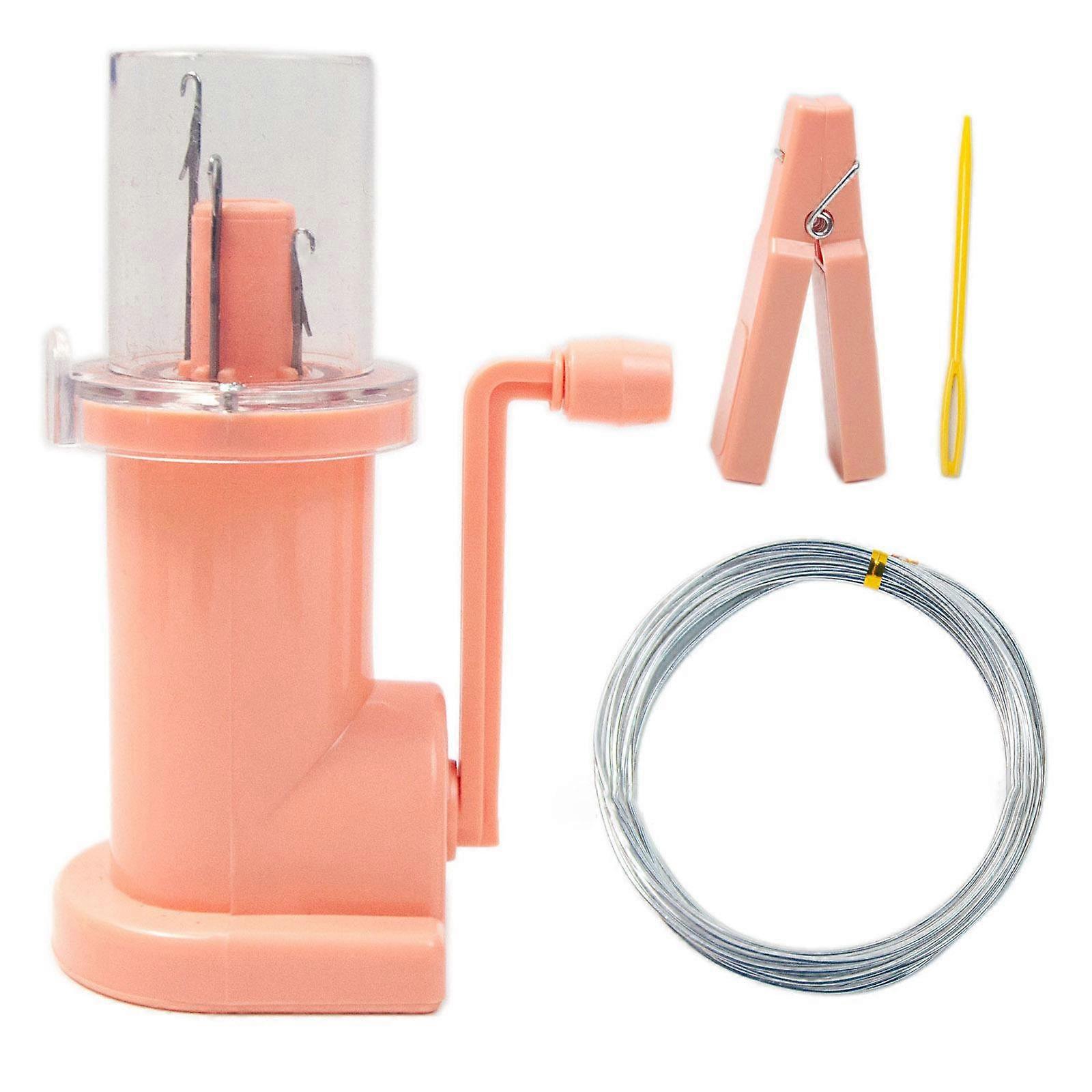 Hand Embellishment Winding Tools Hand Knitting Machine Braiding Thread Device Mini Knitting Mill Hand Knitting Machine