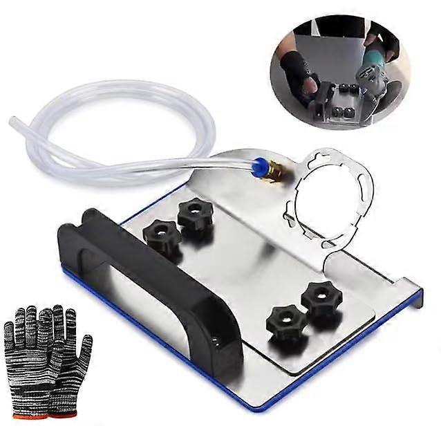 3PCS Stainless Steel Grinder Chamfer Cutting Stand Tile Chamfering Tool Angle Grinder Stand