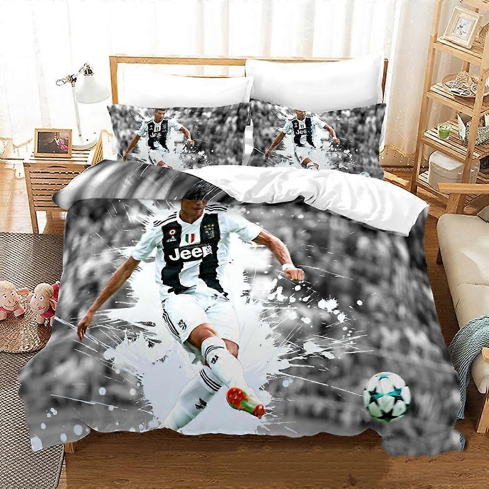 HOT Bedding Set Duvet Cover with Pillowcases 3D Printed Microfiber Bedding, for Adults Kids Girls with Zipper Closure 2 Pcs Single
