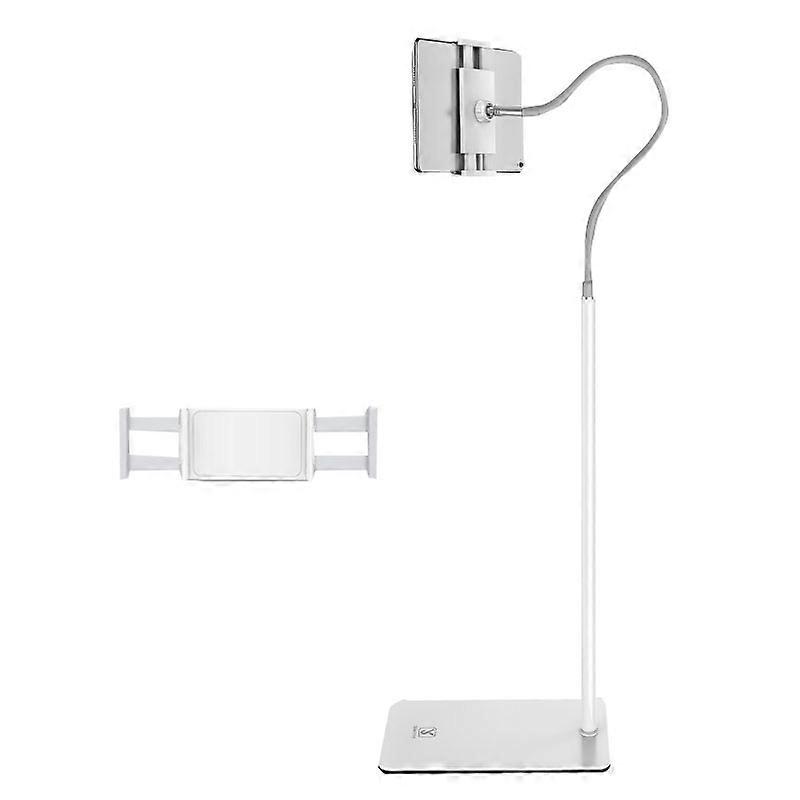 SSKY L6 Bedside Sofa Live Landing Phone Tablet Computer Bracket, Style: Base Heavy Version (White) L6 Base Heavy Version (White)
