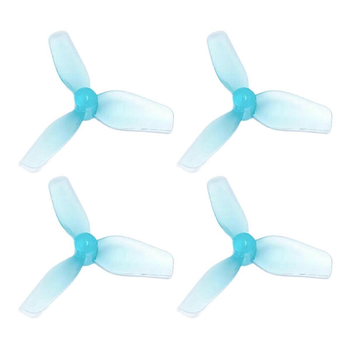 2Pairs 31mm 3-Blade PC Propeller Prop 1.0mm Shaft for Meteor65 Meteor65Pro Air65 Quadcopter Light B