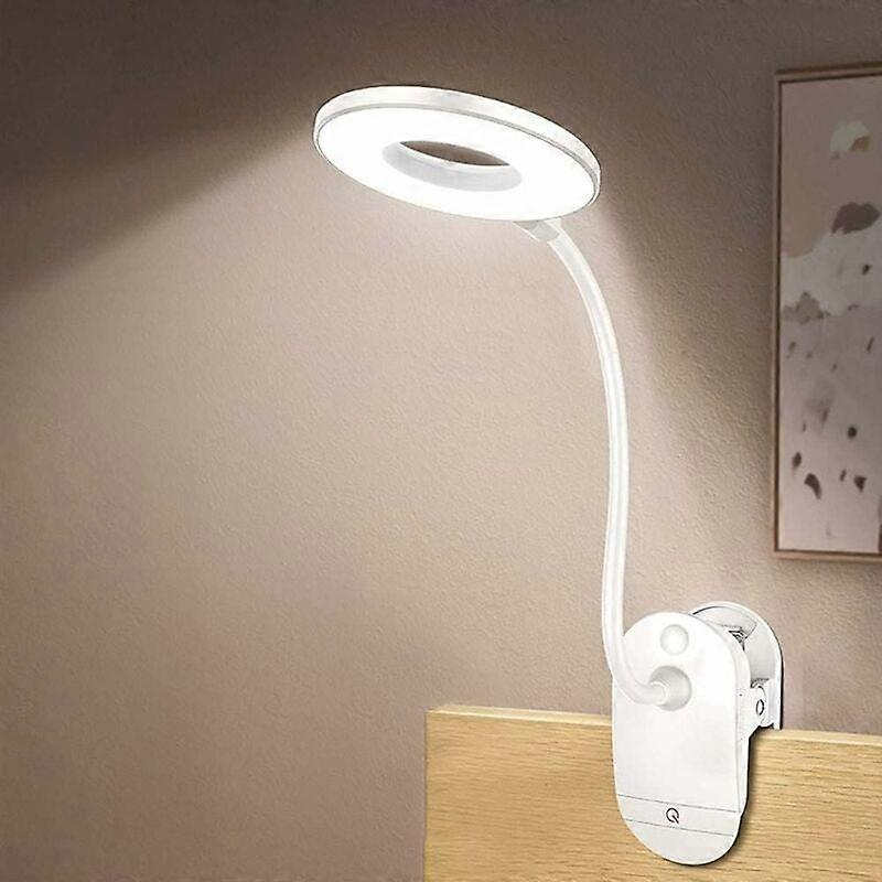 Clip-on reading light - USB rechargeable battery - 3 brightness levels