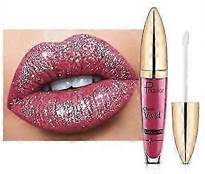Diamond Shiny Matte Lipstick, Gothic Glitter Liquid Lip Gloss