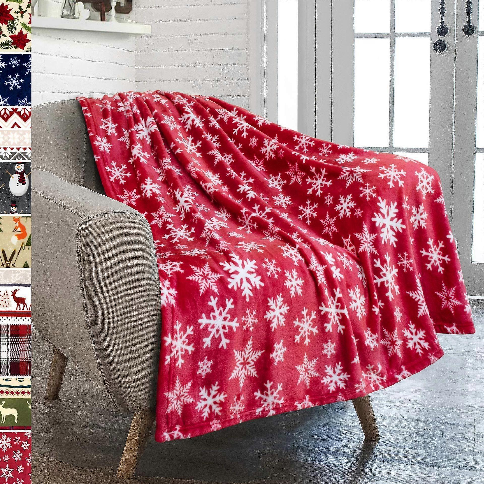 Christmas blanket Fleece Warm blanket Soft blanket Blanket Christmas decor
