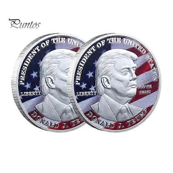 2/10Pcs MAGA Commemorative Coin Proudly Support MAGA Supporters Beautiful Keepsake Perfect Gift American History Collector Item