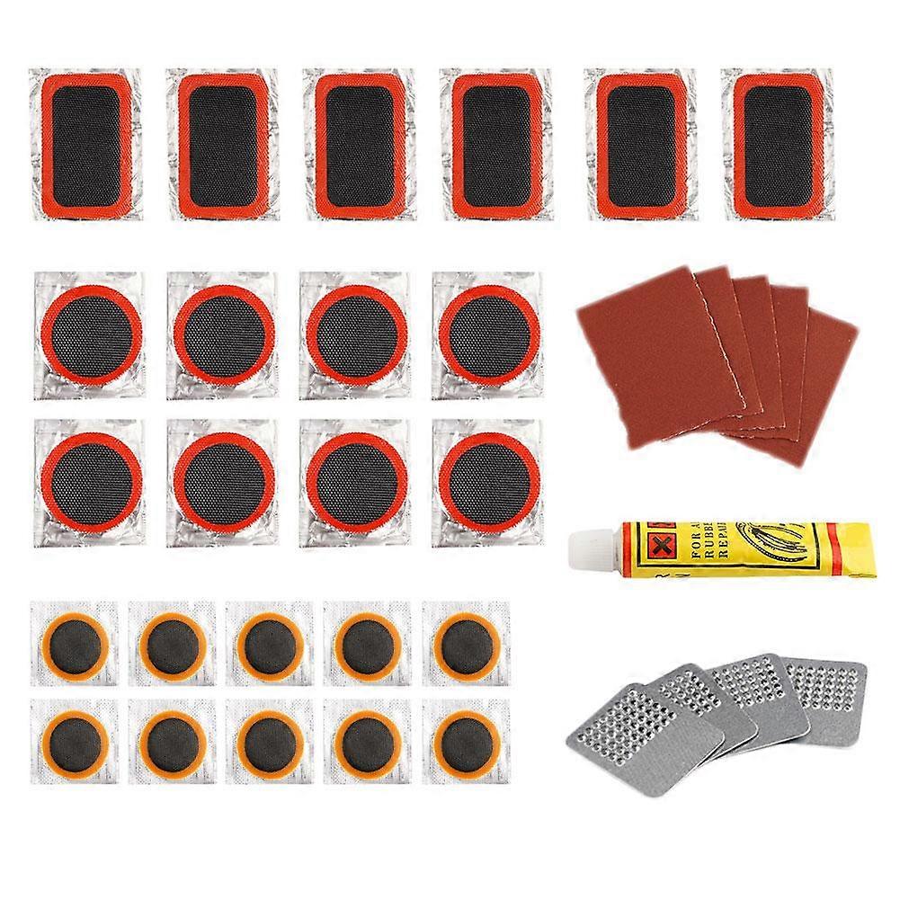 Επισκευή διάτρησης σωλήνα ποδηλάτου Patch Kit Ποδήλατο Εσωτερικά μπαλώματα ελαστικών Σετ εργαλείων κόλλας