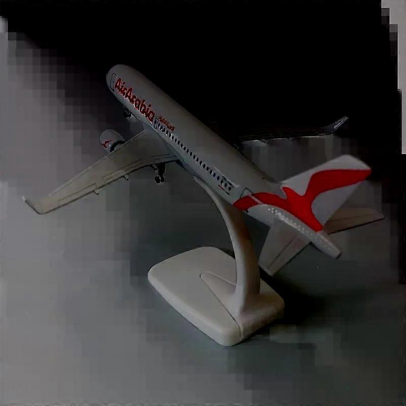 19cmエアアラビア航空エアバス320エアウェイズ合金金属飛行機モデルダイキャスト飛行機モデル&ホイール航空機飛行機