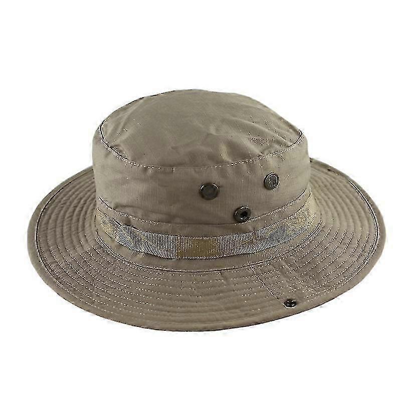 Unisex Outdoor Hiking Cap with Camouflage Pattern Tactical Airsoft Sniper Boonie Hat for Hunting and Fishing