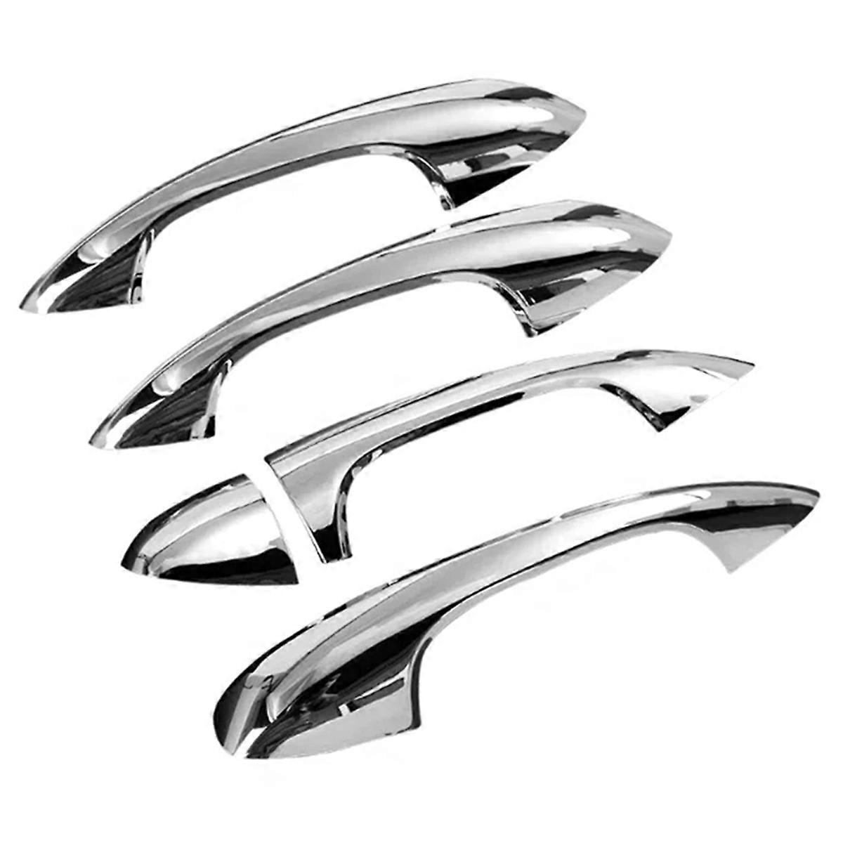 Chrome LHD Exterior Door Handles Cover Trim for