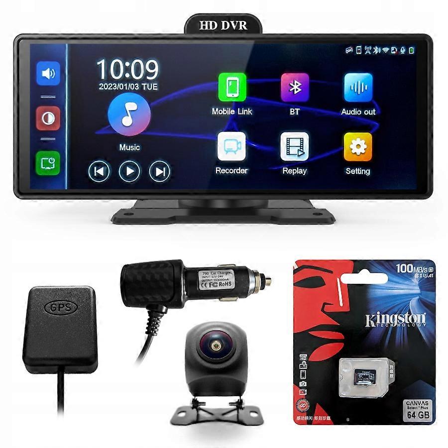 Multimedia Station Android Recorder Apple Carplay Dvr 4k 2 Wifi Kameras