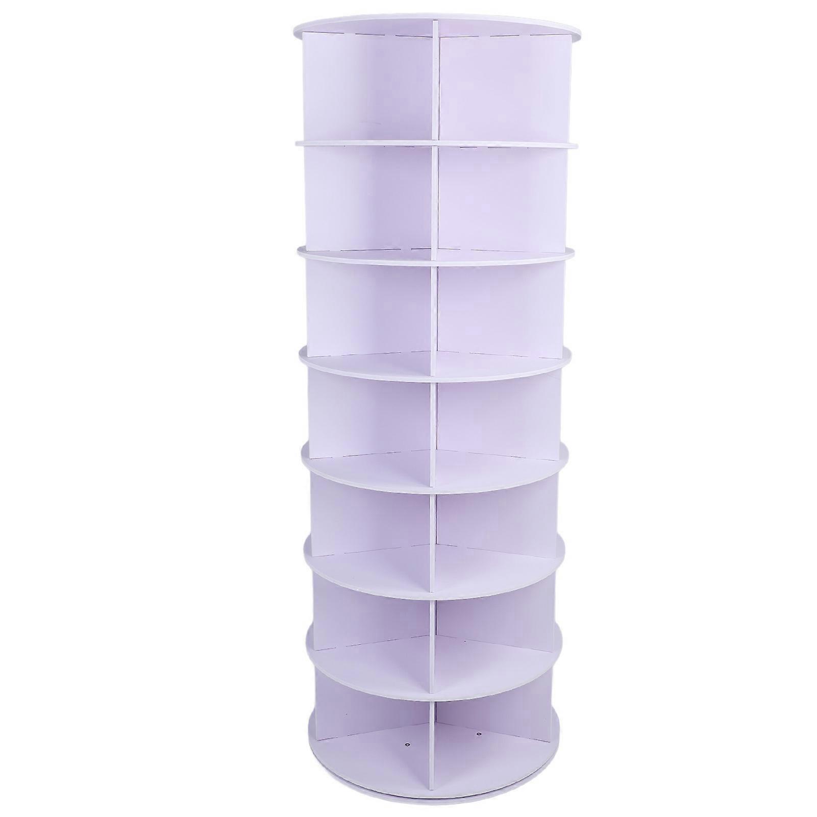 Rotating Shoe Rack Tower 360 Degree Multifunctional Revolving Shoe Organizer Shoe Display Stand for Entryway Hallway Living Room 7 Layers