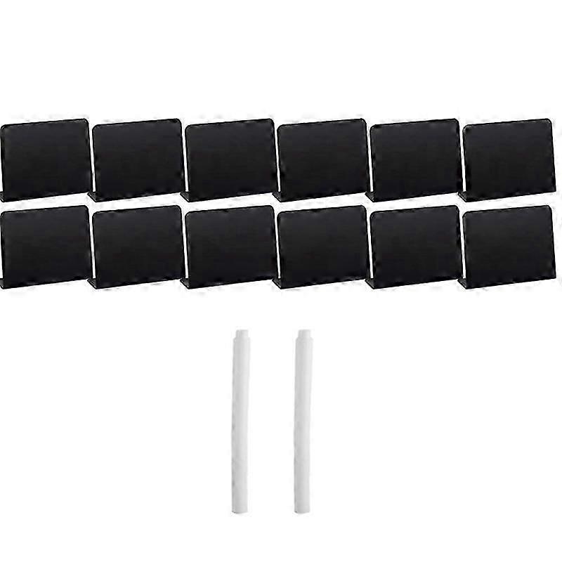 20 Pack 4X3In Mini Chalkboard Signs for Chalk Sign for Food - Party - Buffet - Table Sign Chalkboar