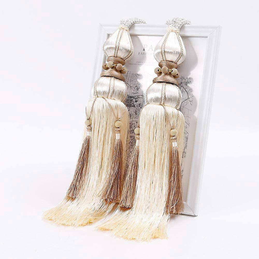 Beige Curtain Tie Backs for Home Decor
