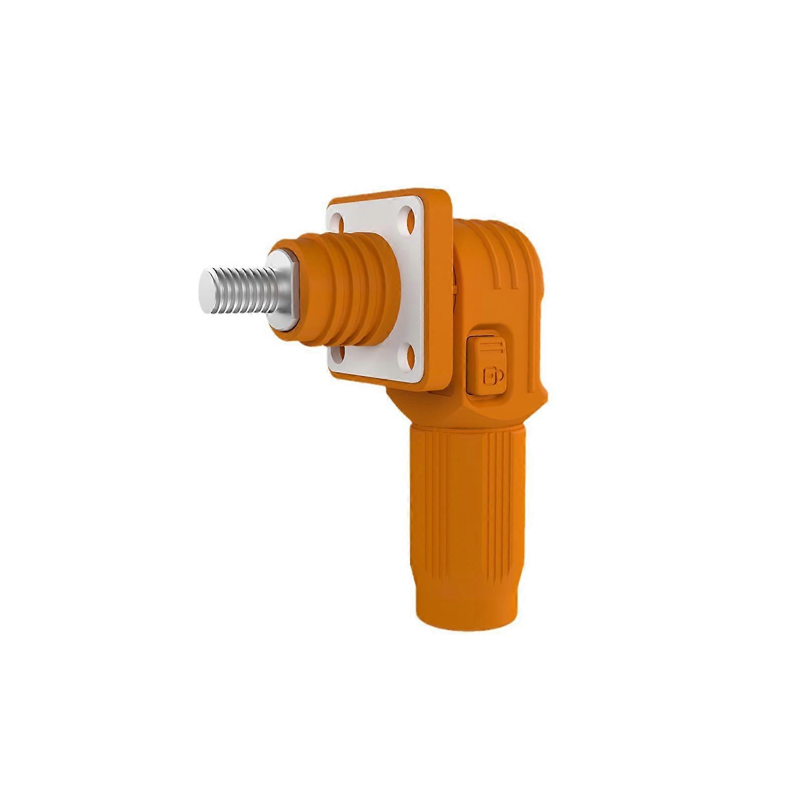 1 Set Battery Energy Storage Connector, Quick Plug Terminal High Current Connectors Right Angle Plug and Socket IP67 Power Connector