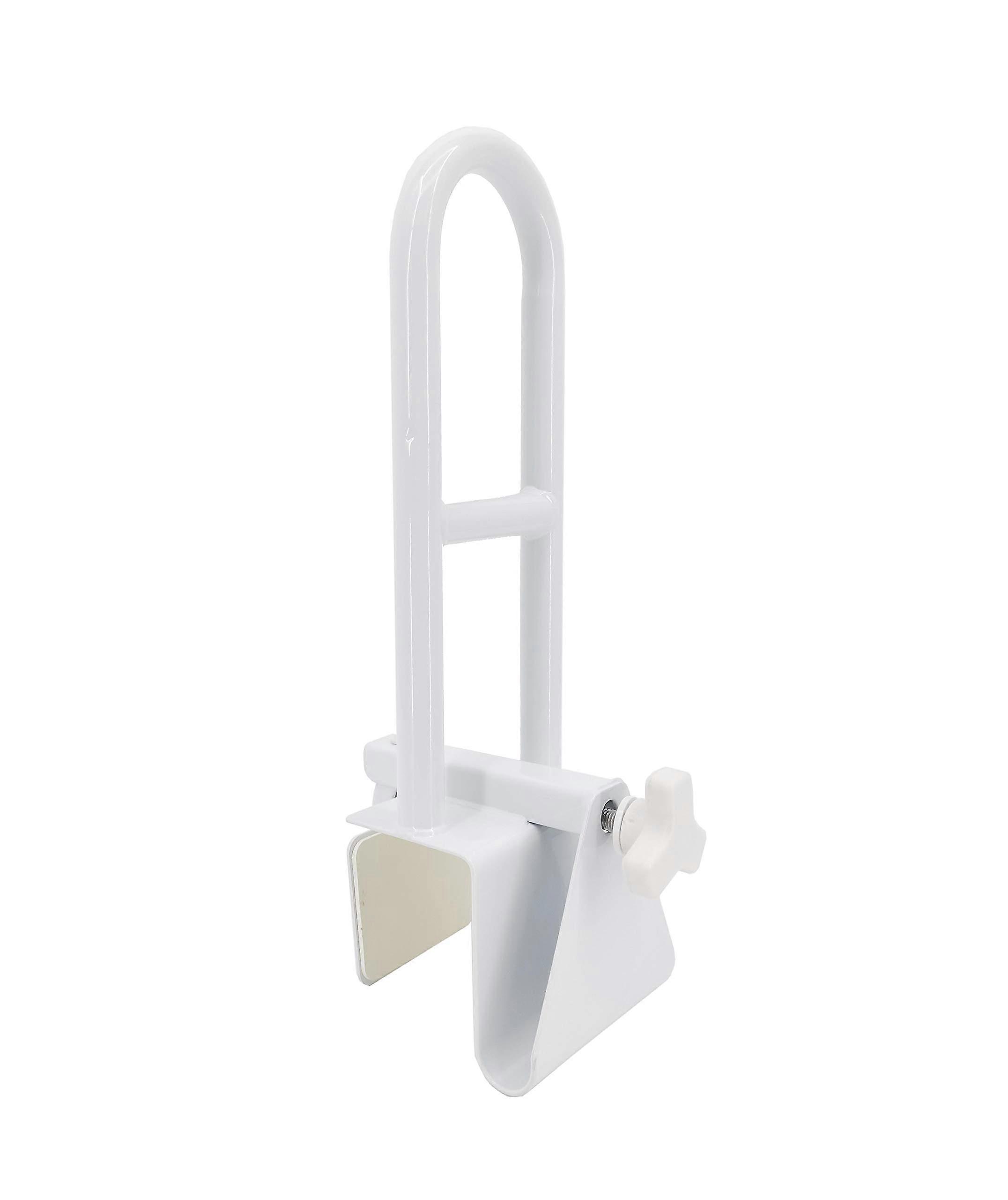 Adjustable Bathtub Safety Rail Grab Handle Bar for Seniors, Fall Prevention, Edge Clamp Mount, Model 15265NEW-NPF