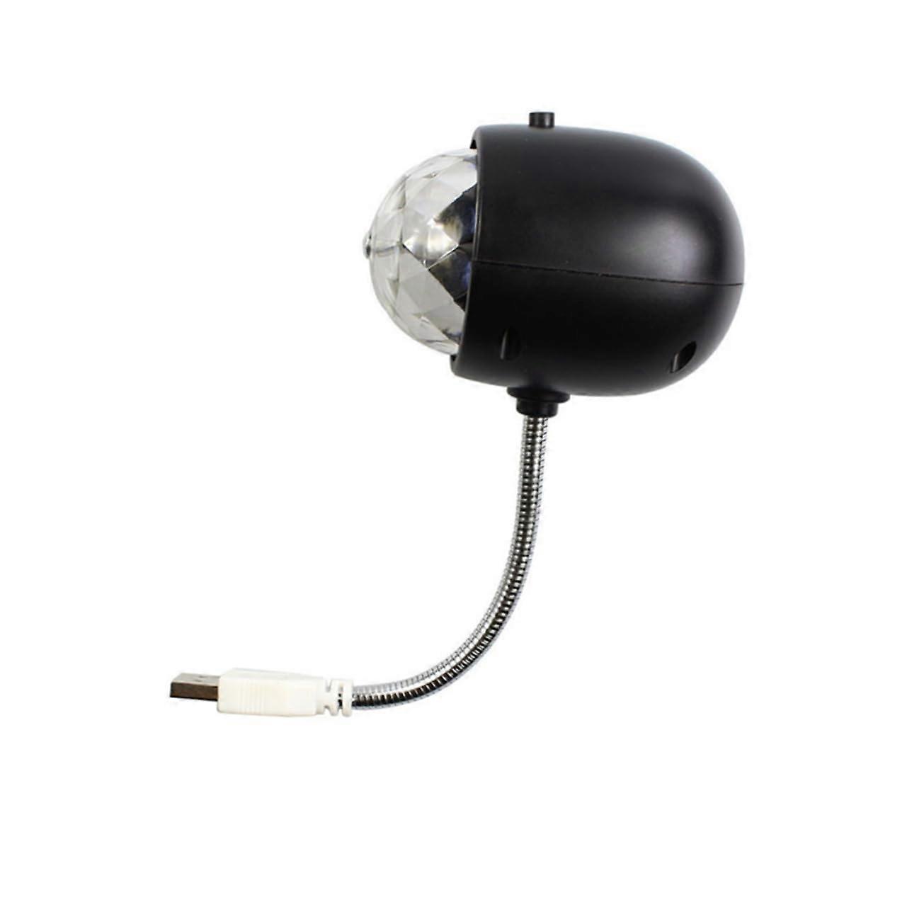 2 in 1 Stage Night Light Powered Mini Lamp Portable For Parties Black LED Projection