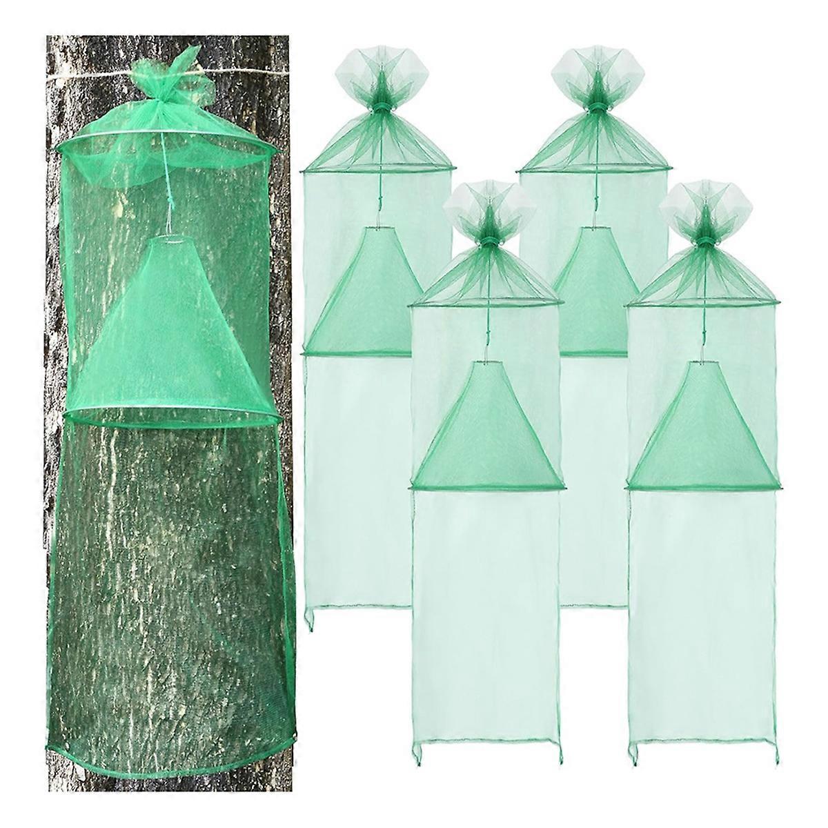 4 Pack Spotted Lanternfly Traps Lantern with Rope and Nails Set 1