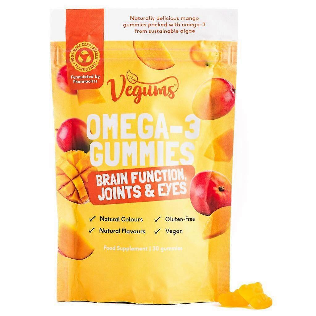 Vegums Fish-Free Omega-3 Gummies 30