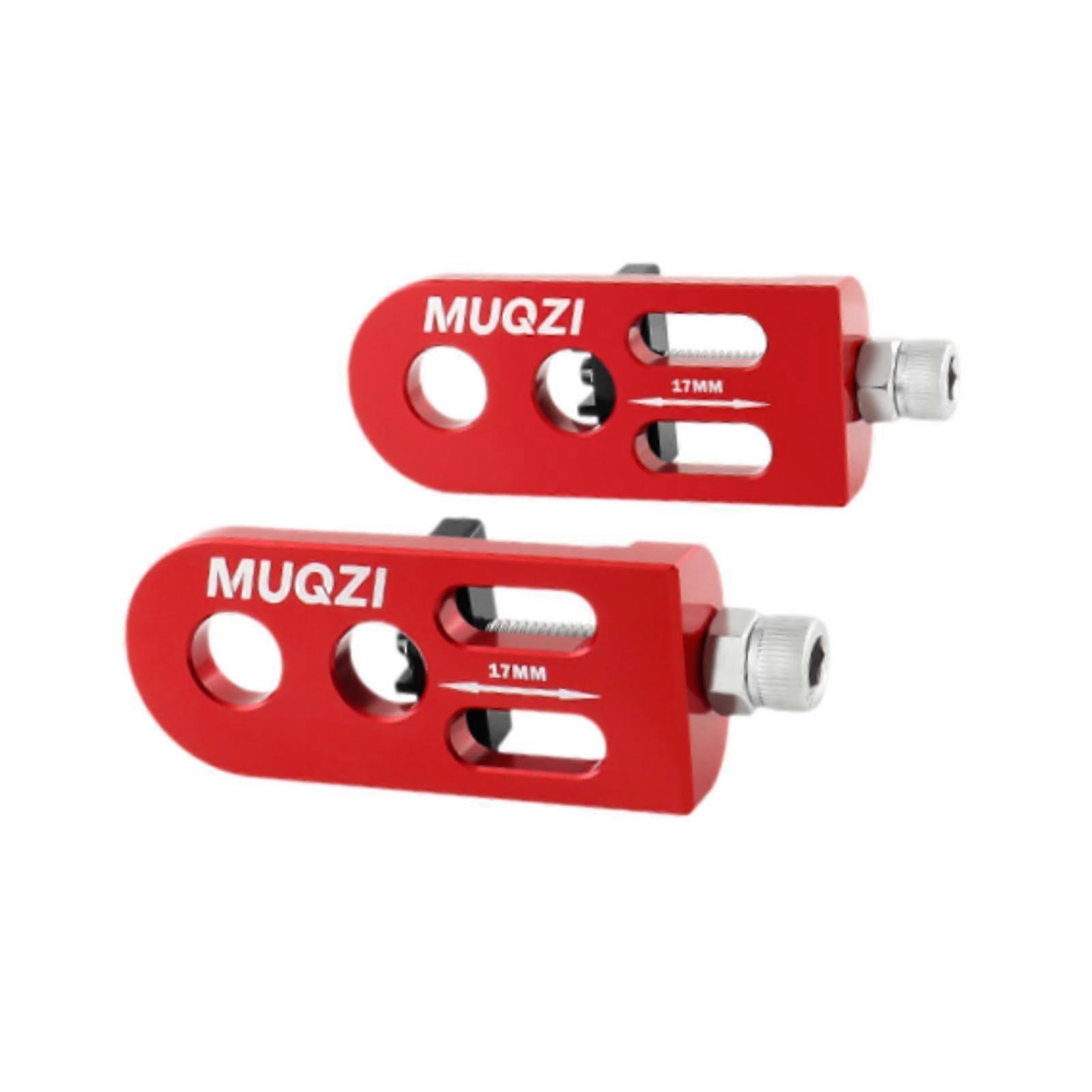 Bike Chain Tensioner 2Pcs Single Speed Adjustable Lightweight Universal Fit for Road Bikes BMX Folding Bikes