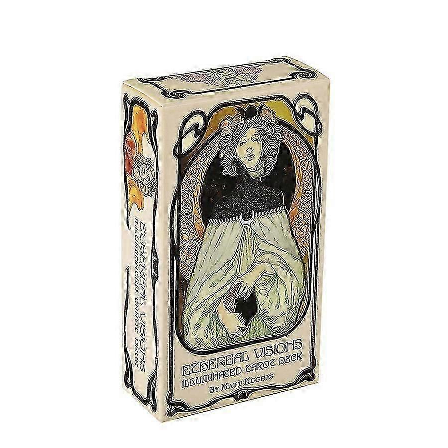 Eteriske visjoner: En opplyst Tarot Deck Cards