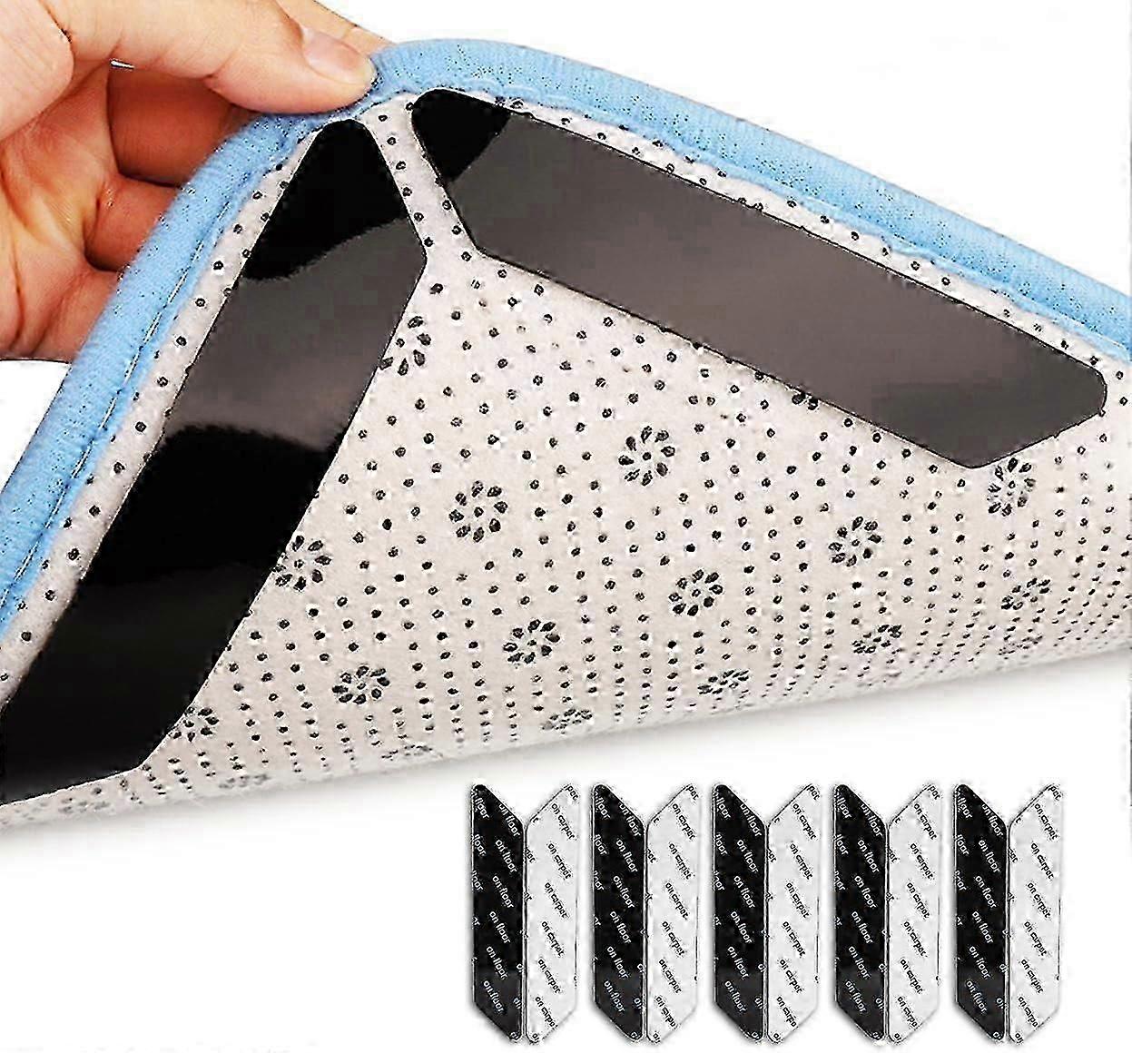 Mattgripare 10 st - Anti Slip Mattunderlag - Mattgrepp från matta till matta - Lämpliga mattgripdon för marmor, trägolv med mera