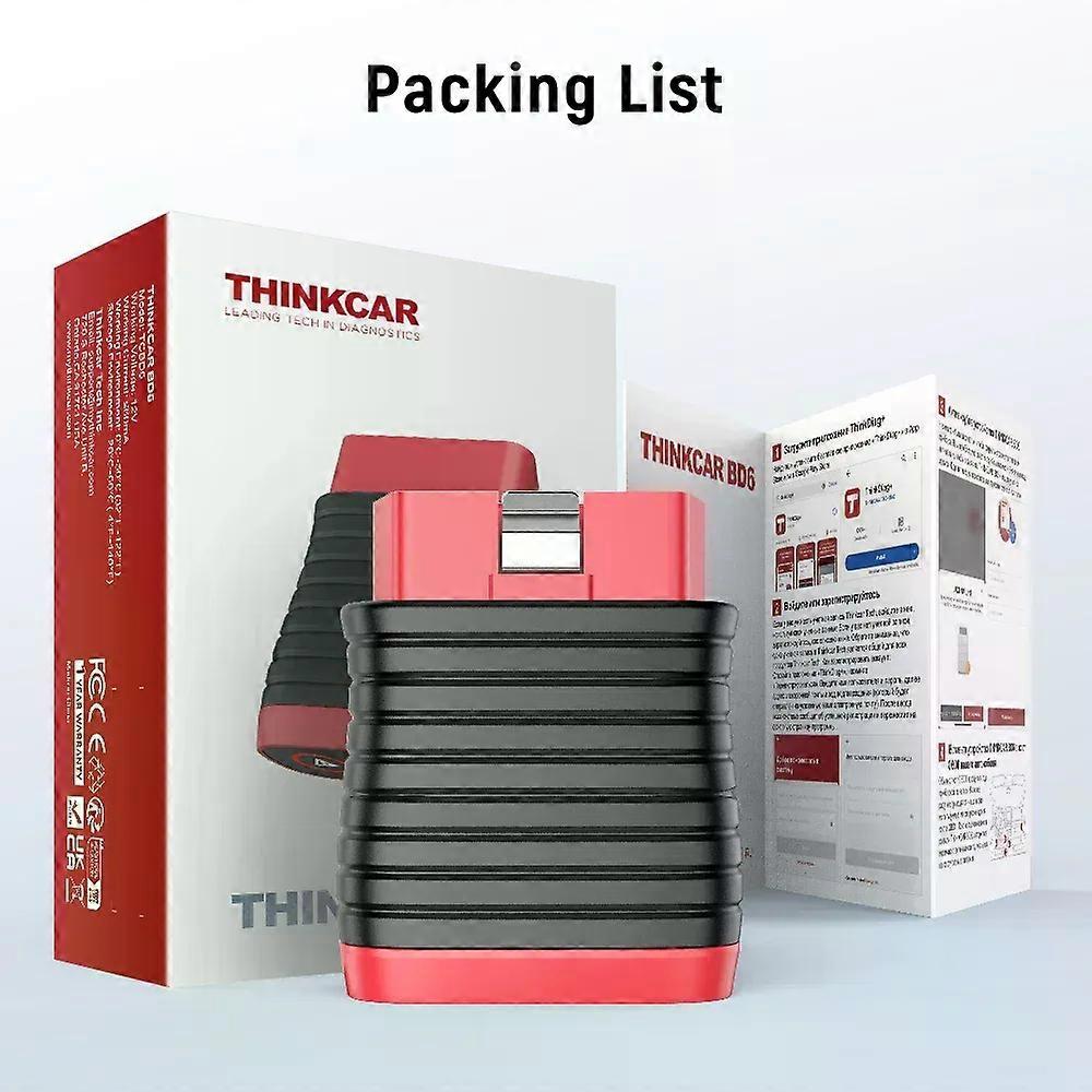 THIKNCAR BD6 OBD2 Scanner Full System Car Diagnostics Scanner 5 Reset Services Diagnostic Tool Auto Read Clear Codes Scan Tool