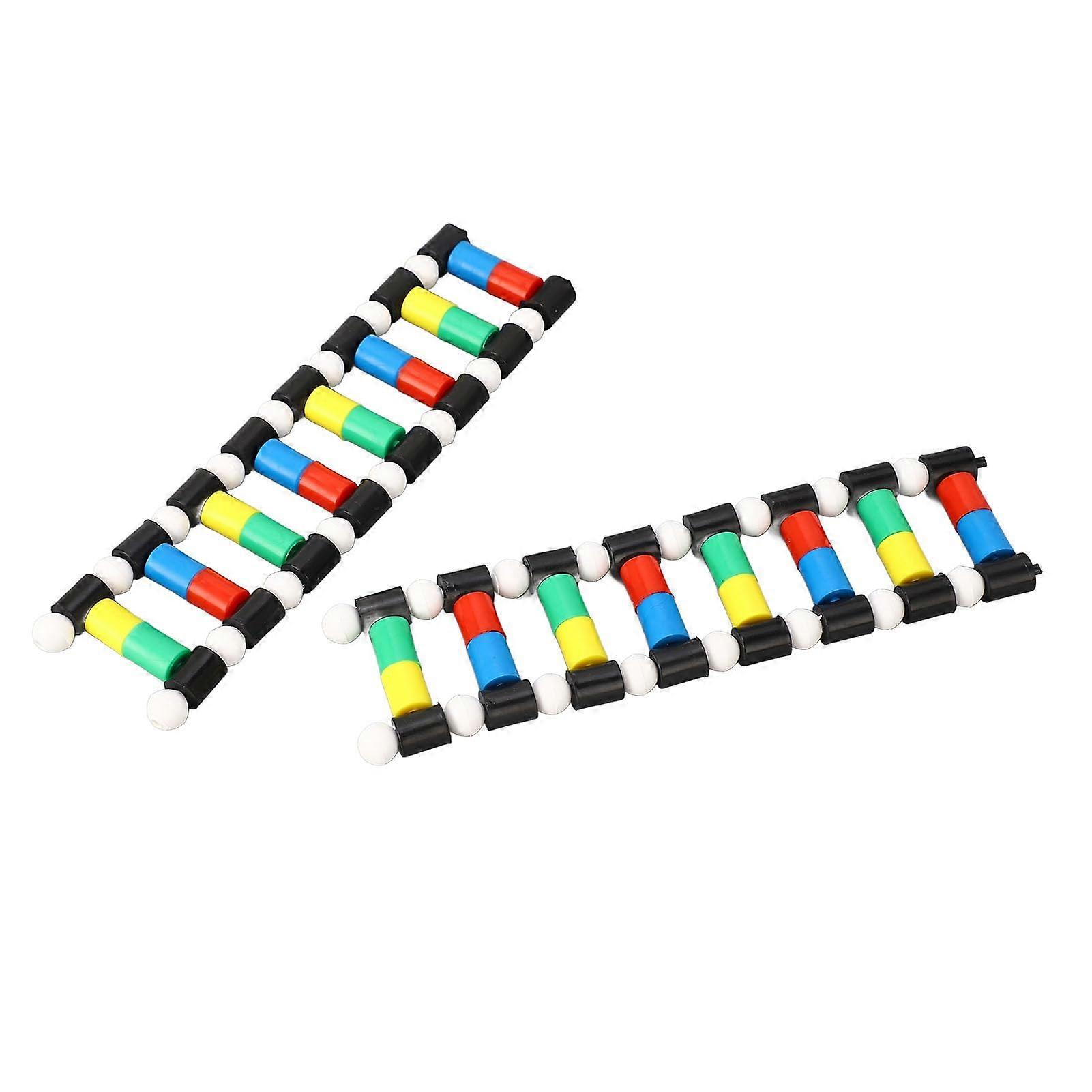 DNA Display Model, DNA Display Model Double Structure Molecular Model Kit with PVC Material Multiple Colors Easy Assembly, DNA RNA Extraction Kits