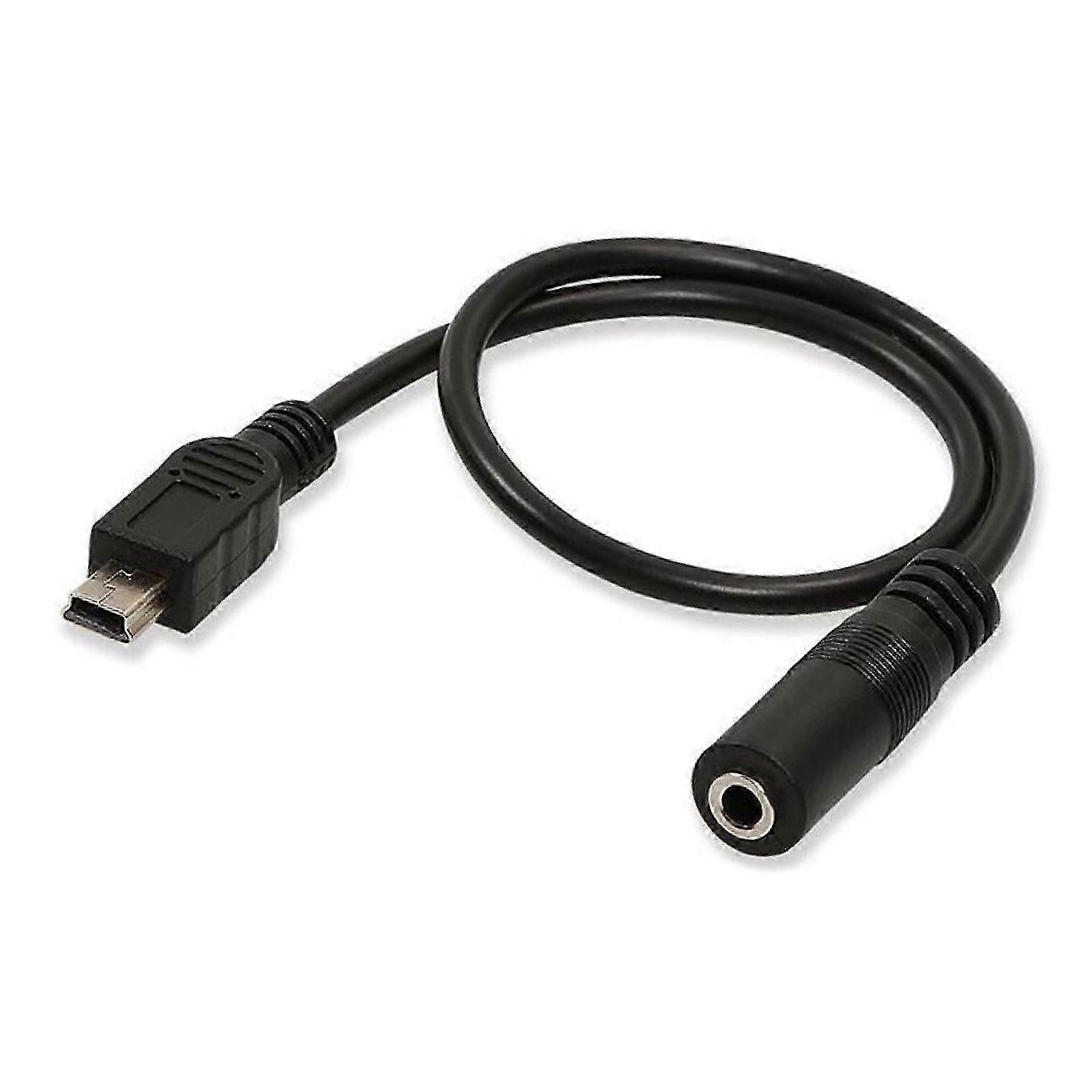 Mini USB-connector audio-opnameadapter met 3,5 mm microfoonkabel